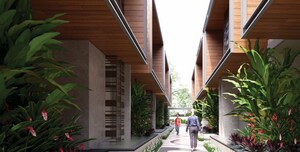 Corridor in 4 BHK Villa at Sattva La Vita, Hennur – for Sale