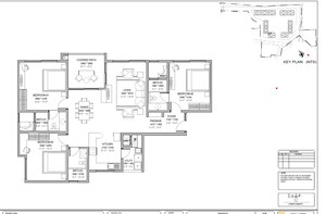 Floor Plan in 3 BHK Apartment at Sobha Windsor, Whitefield – for Sale