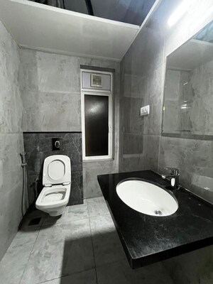 Bathroom in 3 BHK Apartment at Aparna Zenon, Puppalaguda – for Rent