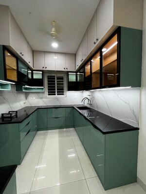 Kitchen in 3 BHK Apartment at Aparna Zenon, Puppalaguda – for Rent