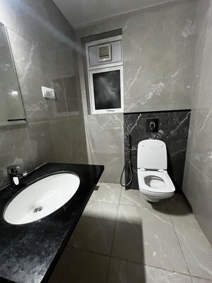 Bathroom in 3 BHK Apartment at Aparna Zenon, Puppalaguda – for Rent
