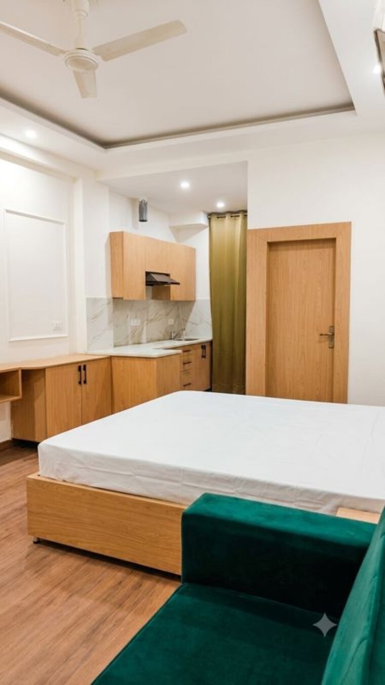 Kitchen, sector 30 1 Bedroom 630 Sq.Ft. Builder Floor In Sector 30 Gurgaon 10535129