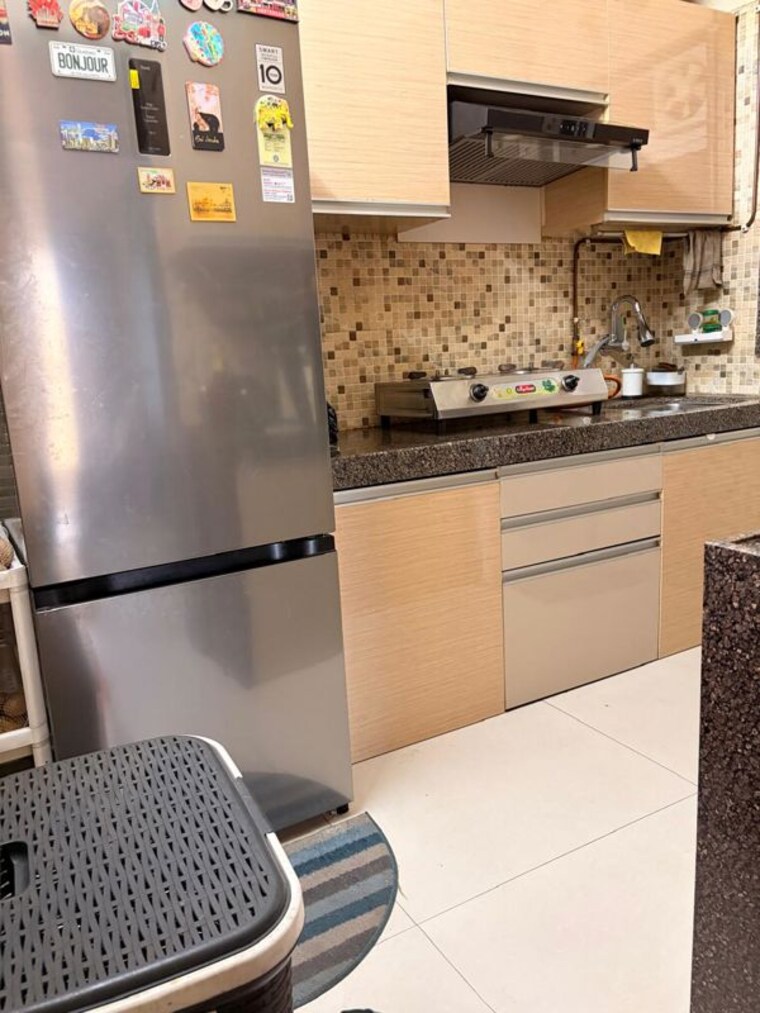 Kitchen, veena-serenity 2 Bedroom 650 Sq.Ft. Apartment In Chembur Mumbai 10535175