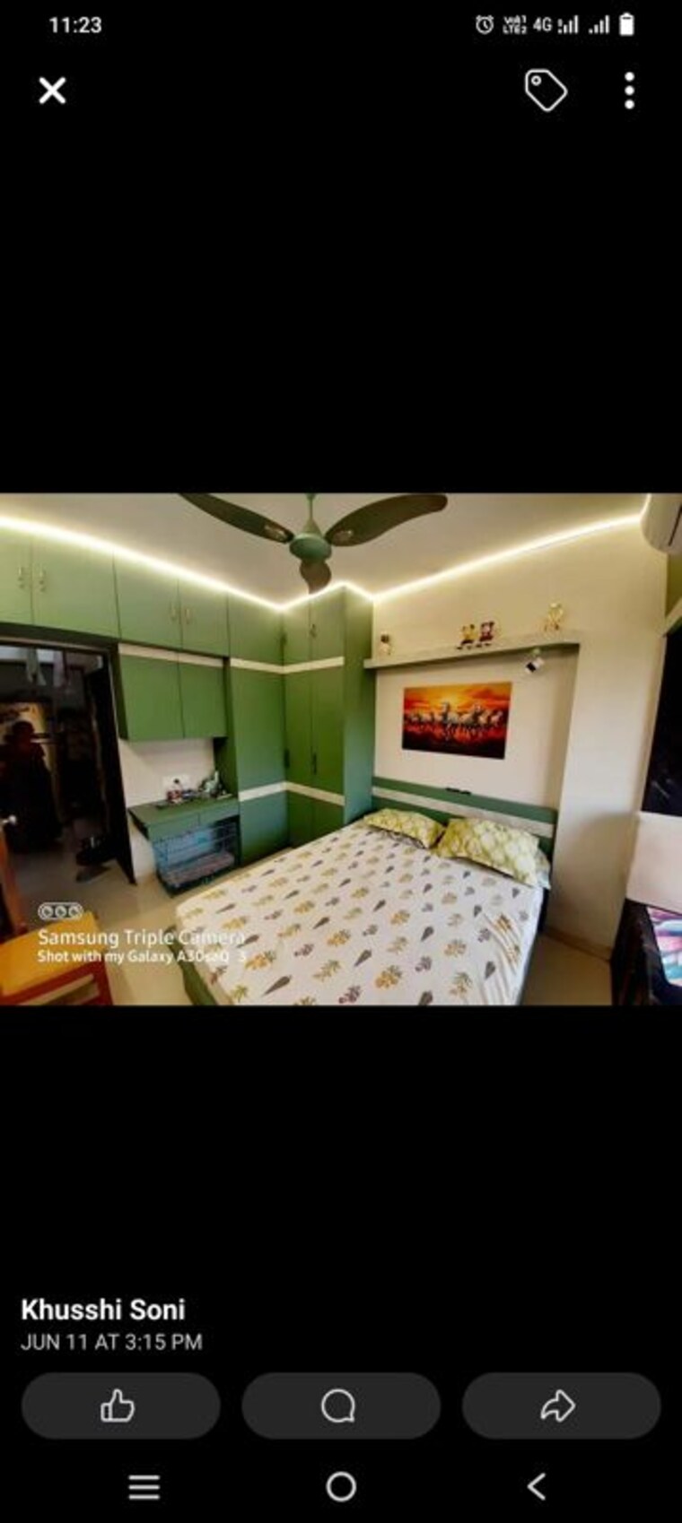 Bedroom, olive-apartment 3 Bedroom 1000 Sq.Ft. Apartment In Nalasopara West Palghar 10535190