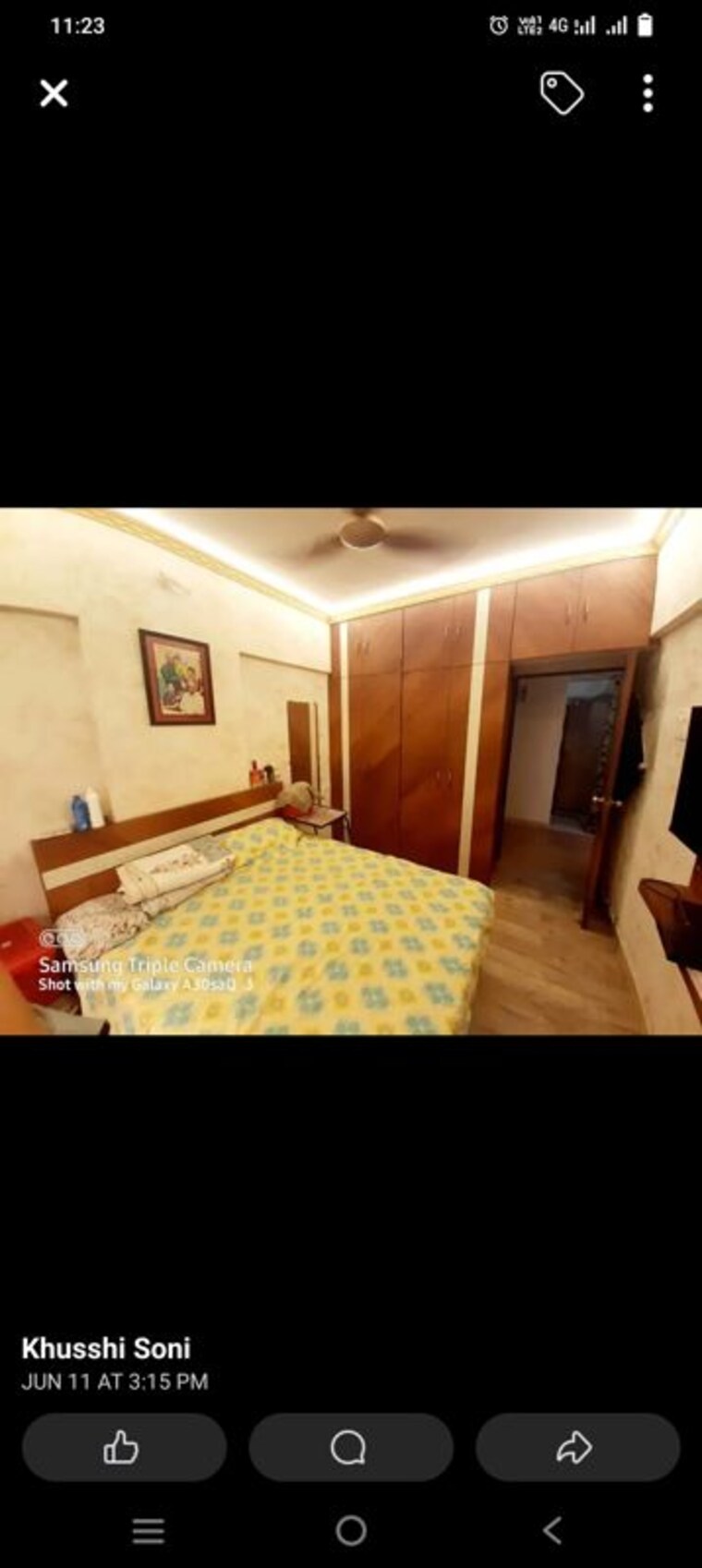 Bedroom, olive-apartment 3 Bedroom 1000 Sq.Ft. Apartment In Nalasopara West Palghar 10535190