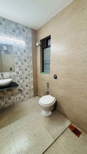 Bathroom in 2 BHK Apartment at Hiranandani Garden Eden III, Powai – for Rent