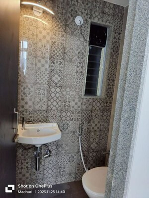 Bathroom in 1 BHK Apartment at Group Satellite Aarambh, Malad East – for Sale