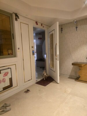 Building Lobby in 3 BHK Apartment at Transcon Triumph Tower, Andheri West – for Rent