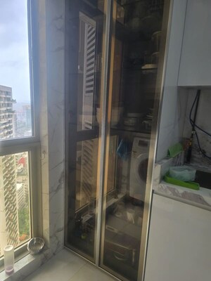 Building Lobby in 3 BHK Apartment at Transcon Triumph Tower, Andheri West – for Rent