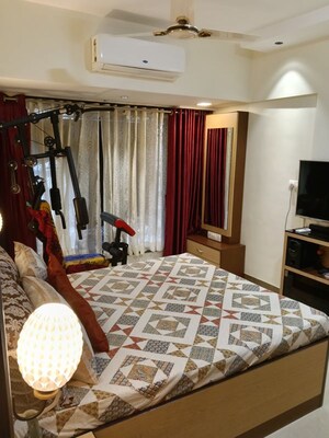 Bedroom in 2 BHK Apartment at Eastern Heights CHS, Mulund East – for Sale