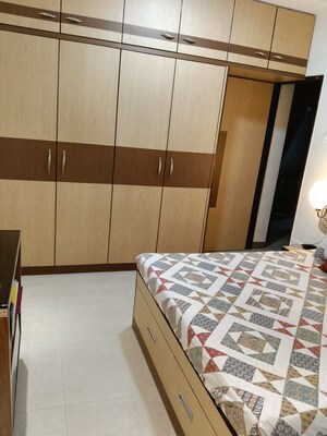 Bedroom in 2 BHK Apartment at Eastern Heights CHS, Mulund East – for Sale