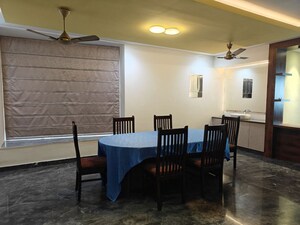 Dining area in 4 BHK Apartment at Banjara Hills – for Rent