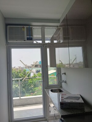 Kitchen in 1 RK Independent House at Sector 21 – for Rent