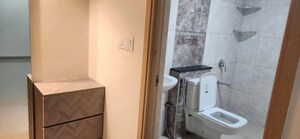 Bathroom in 2.5 BHK Apartment at Mantri Webcity, Hennur – for Rent