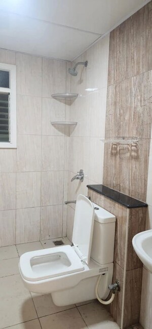 Bathroom in 2.5 BHK Apartment at Mantri Webcity, Hennur – for Rent