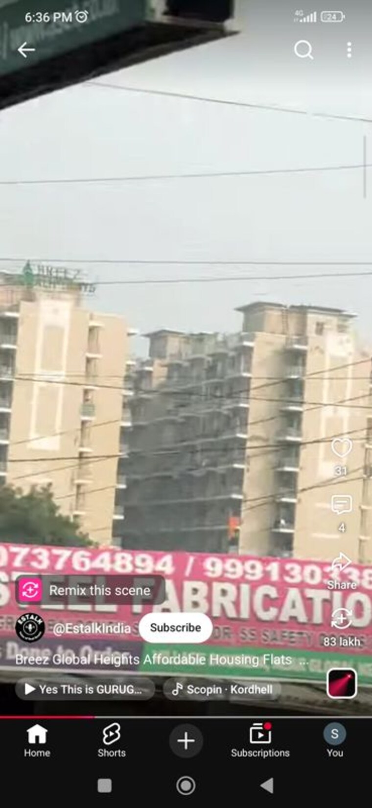 Exterior View, breez-global-heights 2 Bedroom 709 Sq.Ft. Apartment In Sohna Sector 33 Gurgaon 10535527
