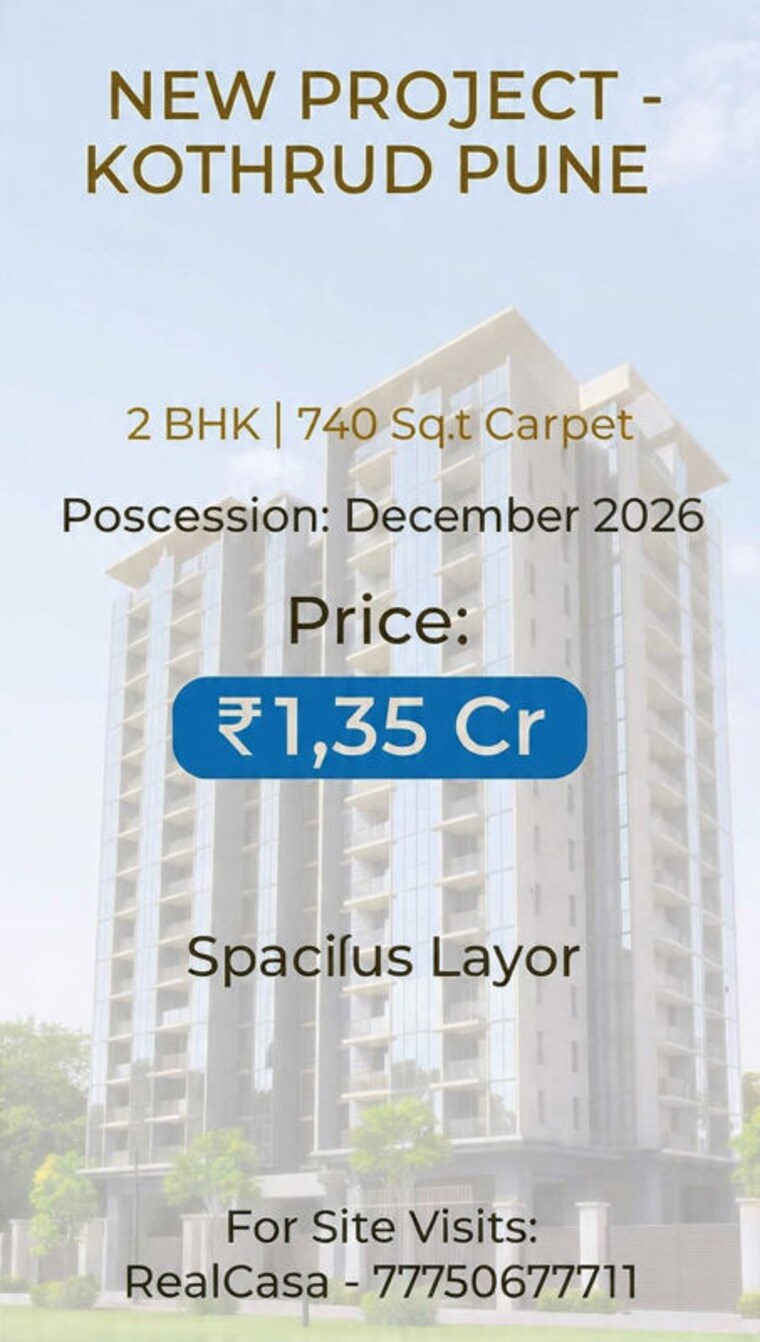 Floor Plan, sanjivani-apartment 3 Bedroom 1500 Sq.Ft. Apartment In Prabhat Road Pune 10535558