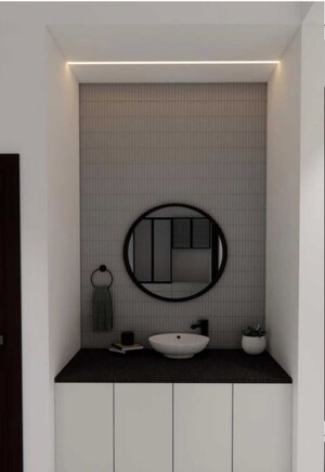 Bathroom in 2 BHK Apartment at Rajapushpa Imperia, Tellapur – for Sale
