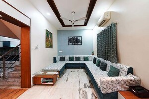 Living Room in 4 BHK Independent House at Sargasan – for Sale