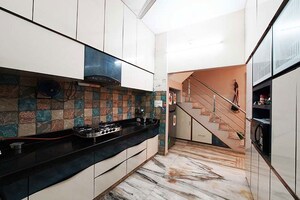 Kitchen in 4 BHK Independent House at Sargasan – for Sale