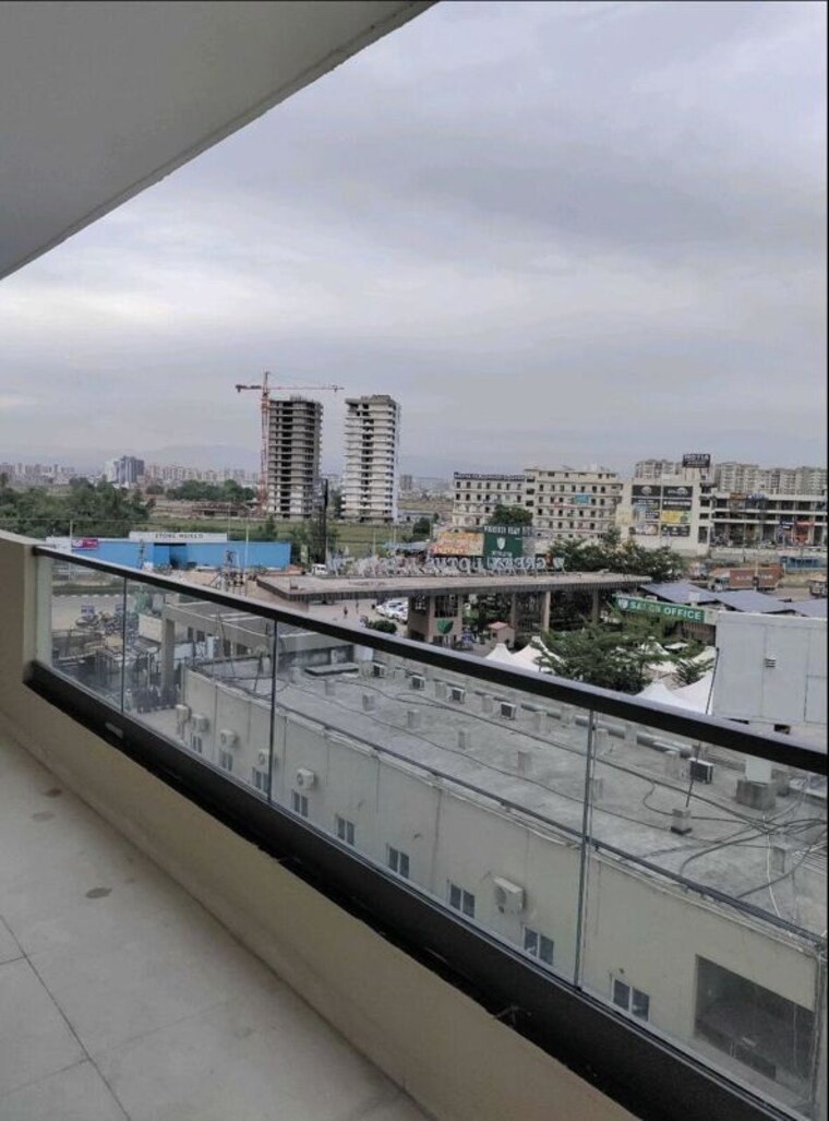 Balcony, barnala-green-lotus-avenue 3 Bedroom 1917 Sq.Ft. Apartment In Ambala Highway Zirakpur 10535693