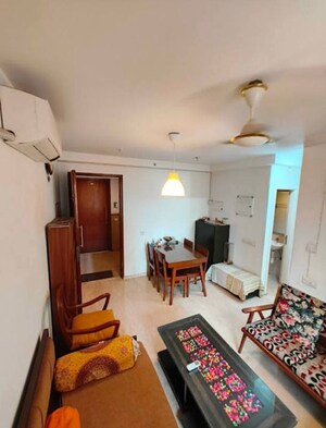 Living Room in 1 BHK Apartment at Piramal Vaikunth, Balkum Pada – for Sale