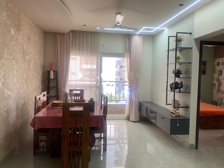 Living Room, hallmark-skyrena 2 Bedroom 1600 Sq.Ft. Apartment In Narsingi Hyderabad 10535834
