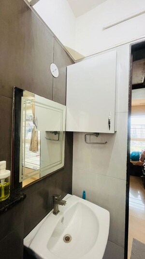 Bathroom in 2 BHK Apartment at Five Star Royal Entrada, Wakad – for Rent