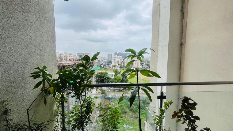 Balcony, five-star-royal-entrada 2 Bedroom 900 Sq.Ft. Apartment In Wakad Pune 10535849