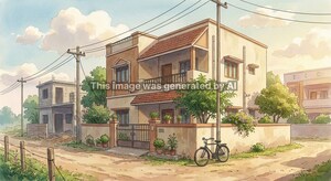  Independent House – Exterior View View at Shamirpet - for Sale
