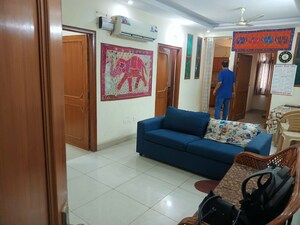 Living Room in 3 BHK Apartment at Malviya Nagar – for Sale