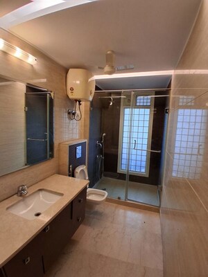 Living Room in 4 BHK Builder Floor at Hauz Khas Enclave – for Rent