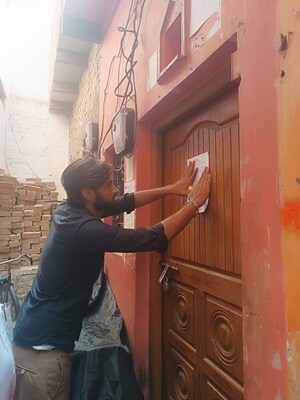 Staircase in  Independent House at Chetganj – for Sale