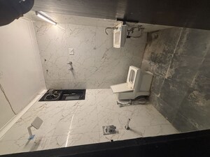 Bathroom in 1 BHK Builder Floor at Paryavaran Complex – for Rent