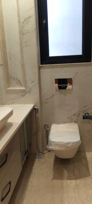Bathroom in 3 BHK Builder Floor at Greater Kailash I – for Rent