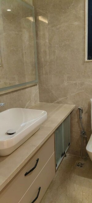 Bathroom in 3 BHK Builder Floor at Greater Kailash I – for Rent