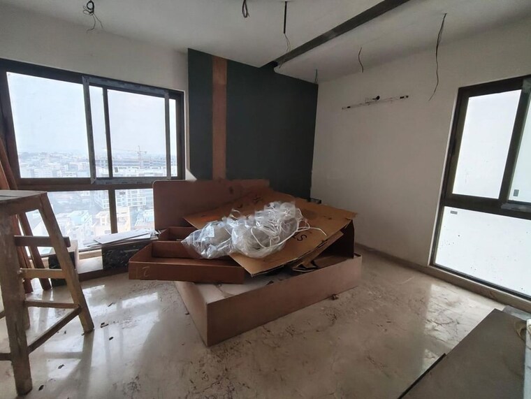 Living Room, harsha-sky-high 4 Bedroom 5119 Sq.Ft. Apartment In Shaikpet Hyderabad 10536177