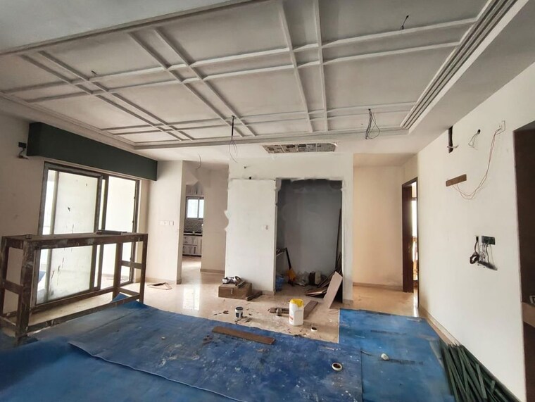 Living Room, harsha-sky-high 4 Bedroom 5119 Sq.Ft. Apartment In Shaikpet Hyderabad 10536177
