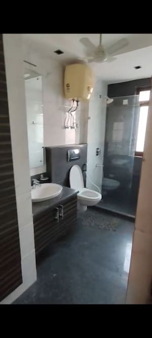 Bathroom in 4 BHK Builder Floor at East Of Kailash – for Rent