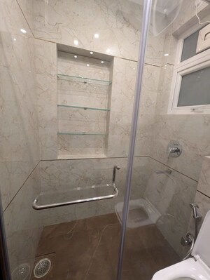 Bathroom in 3 BHK Builder Floor at Dlf Phase ii – for Rent