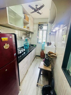 Kitchen in 1 BHK Apartment at Bandra West – for Rent
