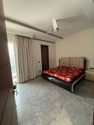 Bedroom in 3 BHK Builder Floor at Sarvodaya Enclave – for Rent