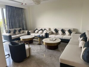 Living Room in 3 BHK Builder Floor at Sarvodaya Enclave – for Rent