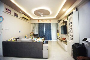Living Room in 3 BHK Apartment at Motera – for Sale