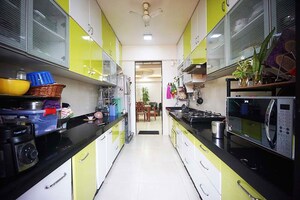 Kitchen in 3 BHK Apartment at Motera – for Sale