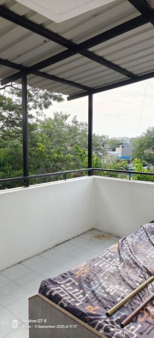 Balcony in 3 BHK Apartment at Goel Ganga Carnation, Koregaon Park – for Rent