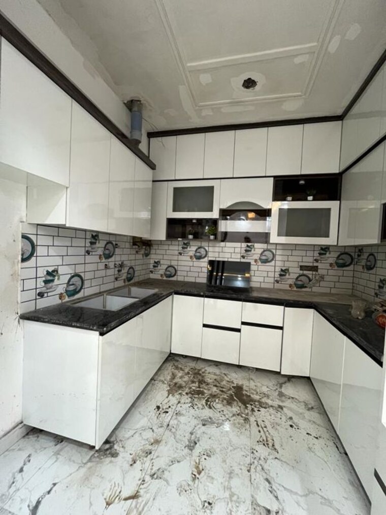 Kitchen, trinity-grand 3 Bedroom 1400 Sq.Ft. Builder Floor In Bisrakh Jalalpur Greater Noida 10536413