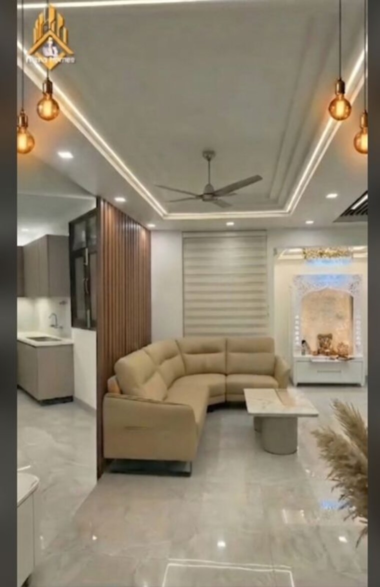Living Room, surbhi-homes 3 Bedroom 1400 Sq.Ft. Apartment In Shalimar Garden Ghaziabad 10536427