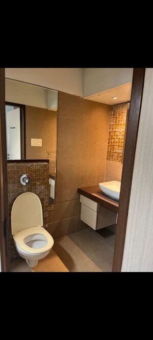 Bathroom in 1 BHK Apartment at Nutan Madhuban Apartment, Worli – for Rent
