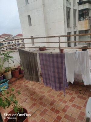 Balcony in 2 BHK Apartment at Runwal Seagull, Hadapsar – for Rent
